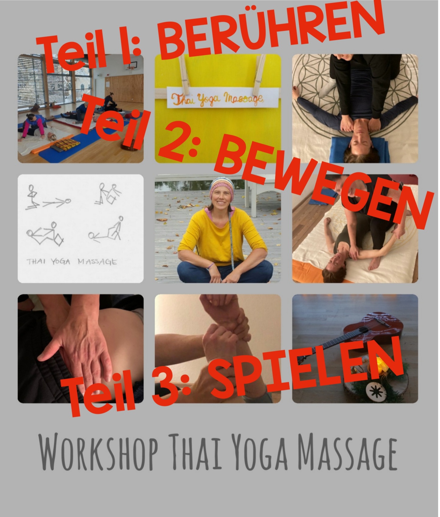 Workshop-Reihe Thai Yoga Massage. Teil 1